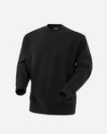 Felpa unisex girocollo colore nero