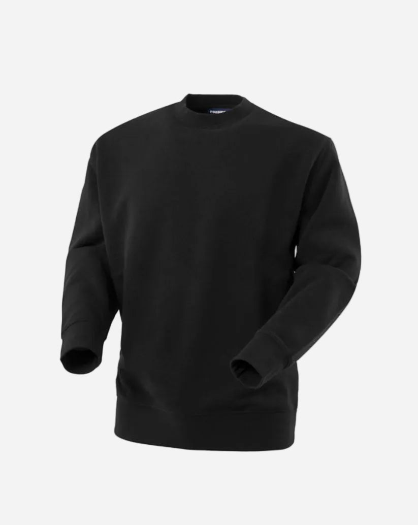 Felpa unisex girocollo colore nero