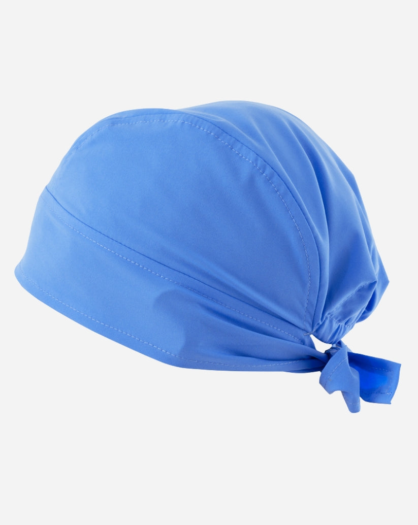 Bandana professionale azzurra, taglia unica  in tessuto tecnico G-TECH PRO con lacci regolabili sul retro.