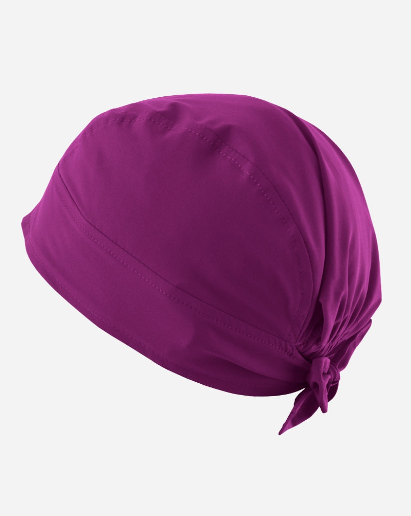 Bandana professionale prugna, taglia unica  in tessuto tecnico G-TECH PRO con lacci regolabili sul retro.